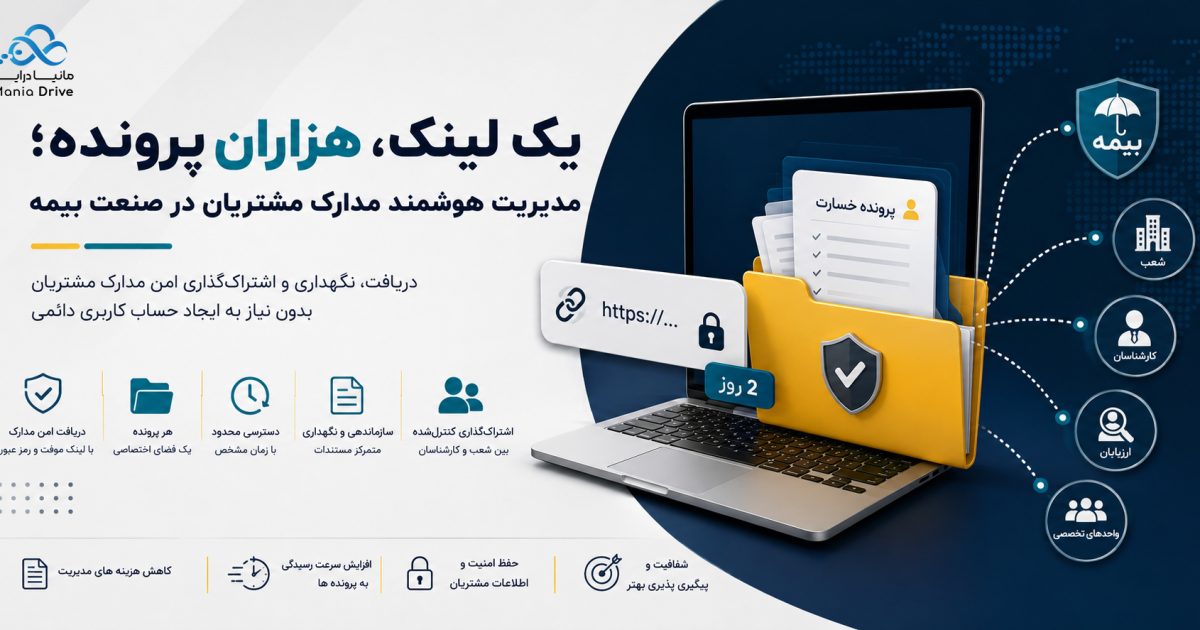 مدیریت هوشمند مدارک مشتریان در صنعت بیمه